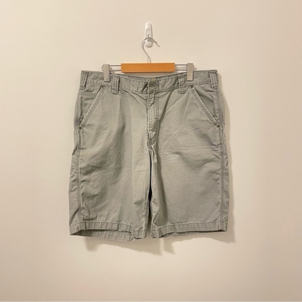 Carhartt Carpenter Shorts Men Size 36 Khaki 10